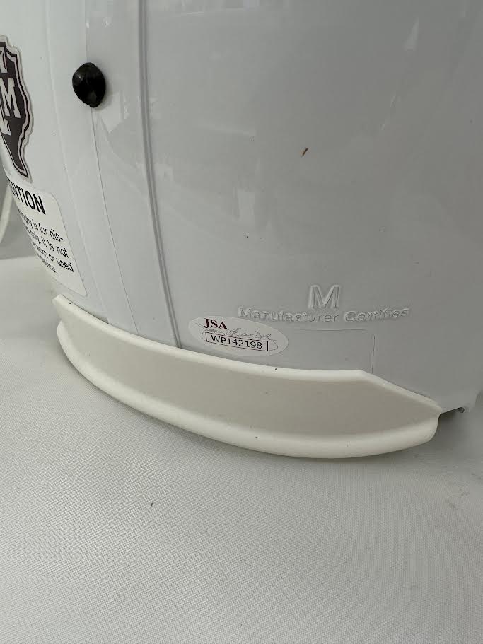 Johnny Manziel Autographed Hand Signed Full Size Replica Texas A&M Helmet - JSA COA