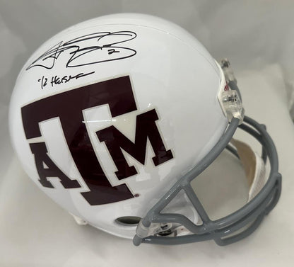 Johnny Manziel Autographed Hand Signed Full Size Replica Texas A&M Helmet - JSA COA