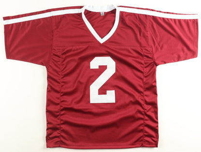 Johnny Manziel Autographed Hand Signed Custom Texas A&M Aggies Jersey W/ Inscription - Beckett COA