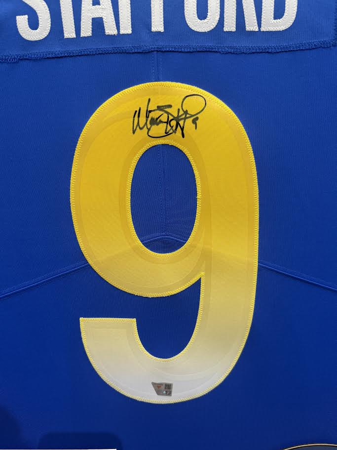 Matthew Stafford Autographed Hand Signed Custom Framed Los Angeles Rams Jersey - Fanatics COA