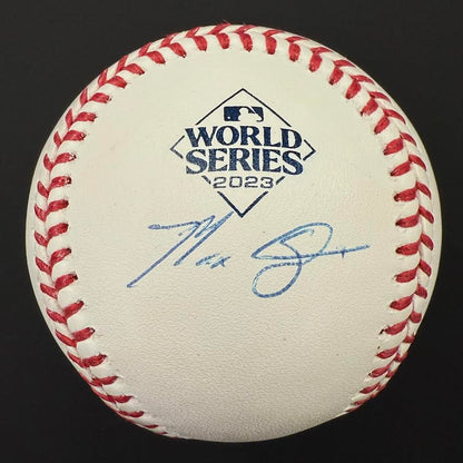 Max Scherzer Autographed Hand Signed World Series Baseball - Fanatics COA