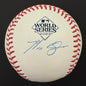 Max Scherzer Autographed Hand Signed World Series Baseball - Fanatics COA
