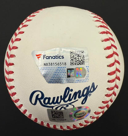 Max Scherzer Autographed Hand Signed World Series Baseball - Fanatics COA