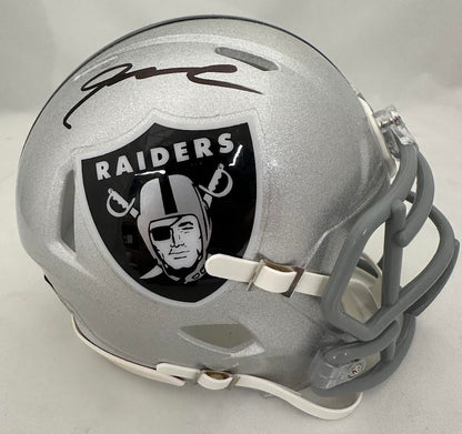 Maxx Crosby Autographed Hand Signed Las Vegas Raiders Mini Helmet - Fanatics COA