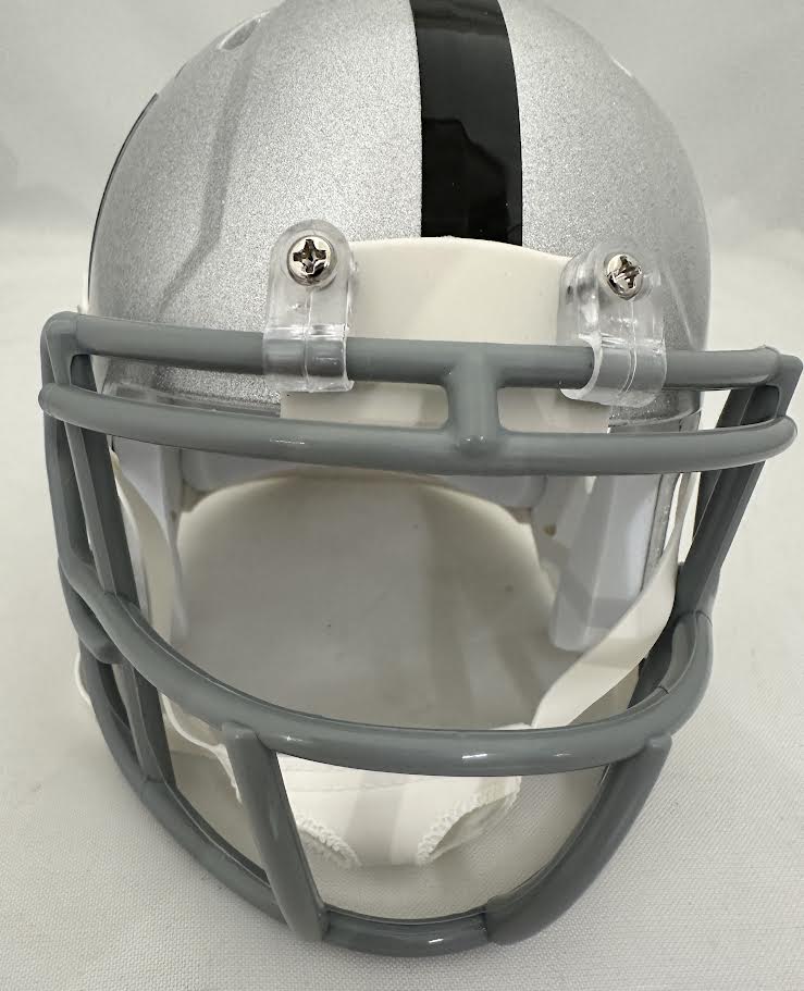 Maxx Crosby Autographed Hand Signed Las Vegas Raiders Mini Helmet - Fanatics COA