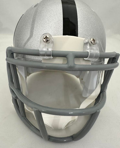 Maxx Crosby Autographed Hand Signed Las Vegas Raiders Mini Helmet - Fanatics COA