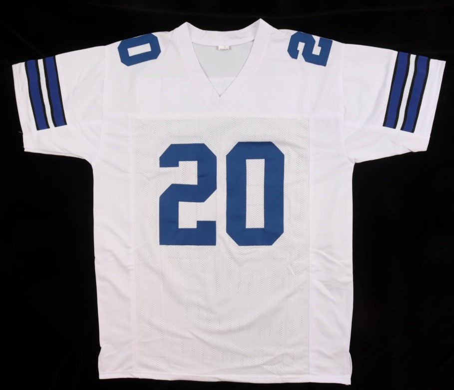 Mel Renfro Autographed Hand Signed Custom Dallas Mavericks Jersey W/ Inscription - Beckett COA