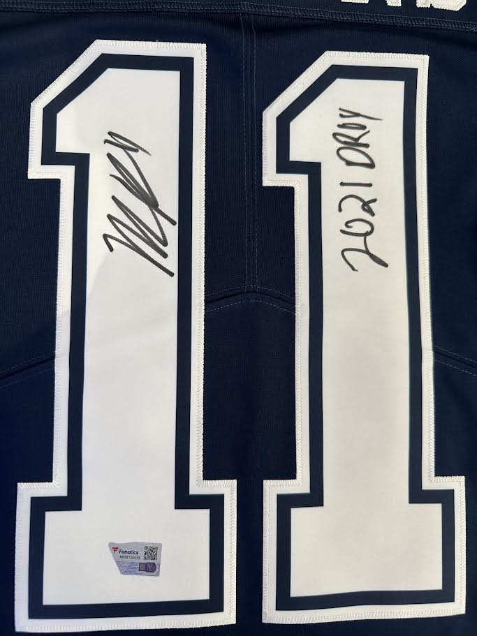 Micah Parsons Autographed Hand Signed Nike Dallas Cowboys Jersey - Fanatics COA
