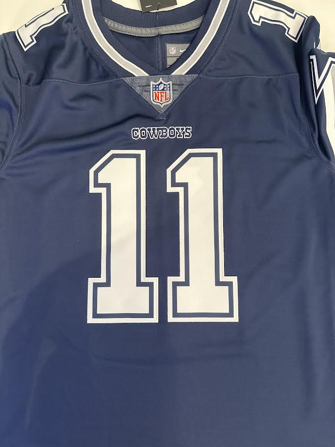 Micah Parsons Autographed Hand Signed Nike Dallas Cowboys Jersey - Fanatics COA