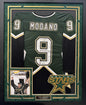 Mike Modano Autographed Hand Signed Custom Framed Dallas Stars Jersey - Beckett COA