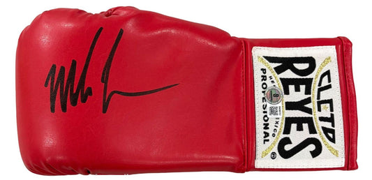 Mike Tyson Autographed Hand Signed Boxing Glove - Beckett COA
