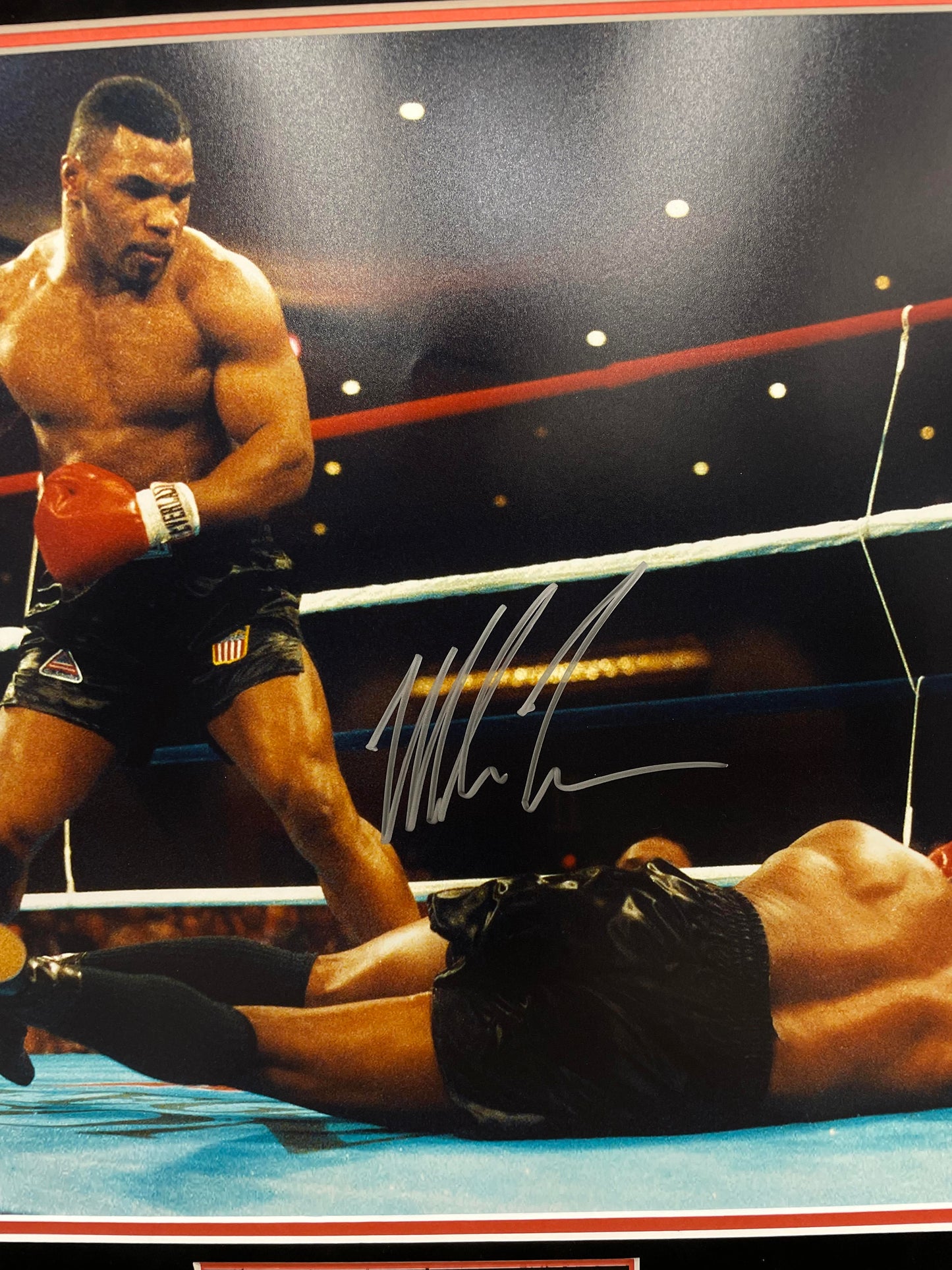 Mike Tyson Autographed Hand Signed Custom Framed 16x20 Photo - Beckett COA