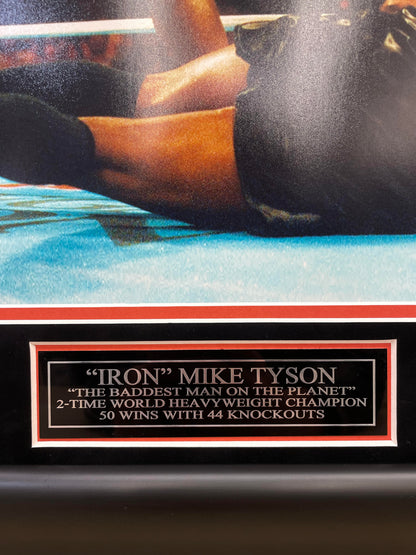 Mike Tyson Autographed Hand Signed Custom Framed 16x20 Photo - Beckett COA