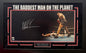 Mike Tyson Autographed Hand Signed Custom Framed 12x24 Photo - JSA COA
