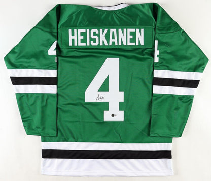 Miro Heiskanen Autographed Hand Signed Custom Dallas Stars Jersey - Beckett COA