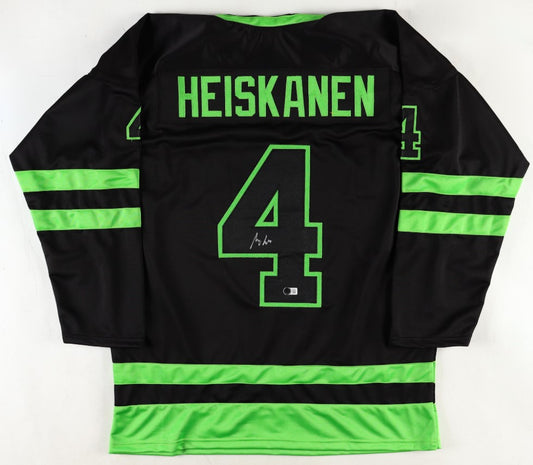 Miro Heiskanen Autographed Hand Signed Custom Dallas Stars Jersey - Beckett COA