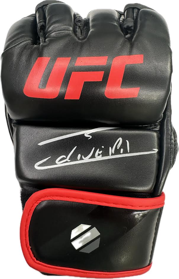 Charles Oliveira Autographed Hand Signed UFC Glove - Beckett COA