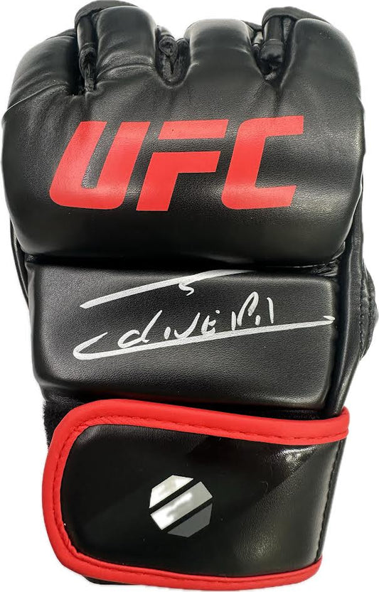 Charles Oliveira Autographed Hand Signed UFC Glove - Beckett COA