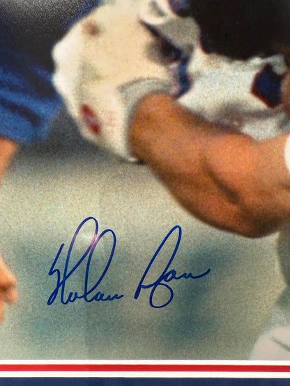 Nolan Ryan Autographed Hand Signed Custom Framed 16x20 Texas Rangers Photo - Nolan Holo