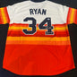 Nolan Ryan Autographed Hand Signed Custom Houston Astros Jersey W/ Inscription - PSA COA