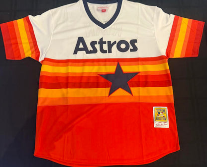 Nolan Ryan Autographed Hand Signed Custom Houston Astros Jersey W/ Inscription - PSA COA