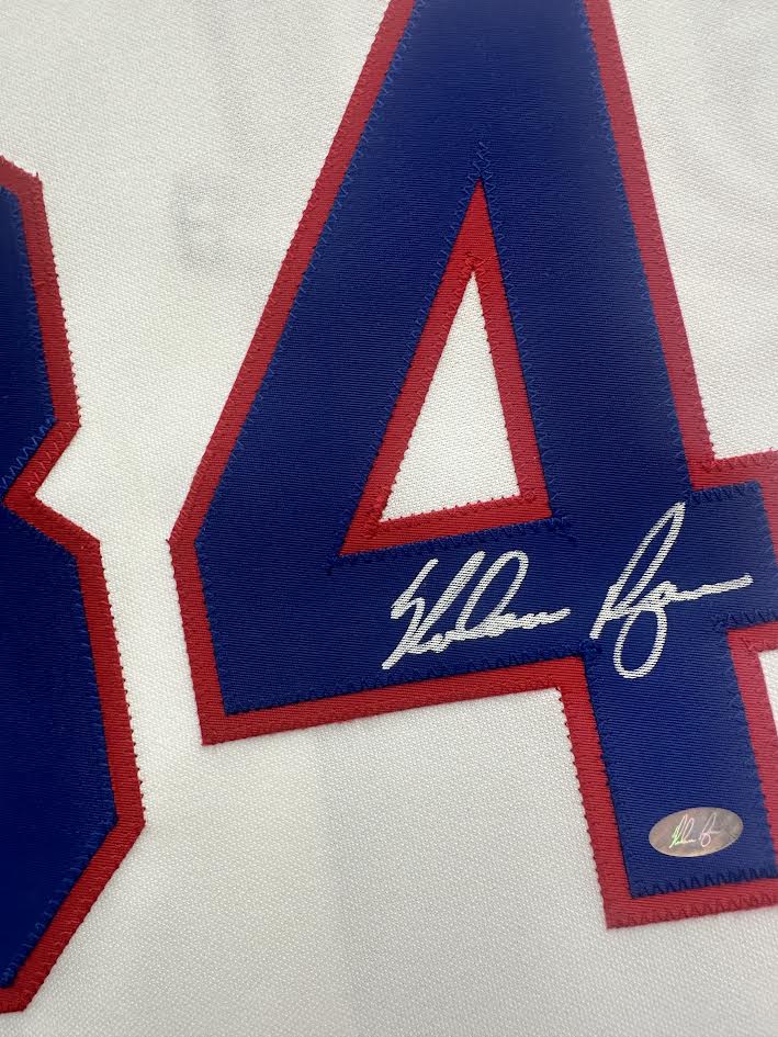 Nolan Ryan Autographed Hand Signed Custom Framed Texas Rangers Jersey - Nolan Ryan COA