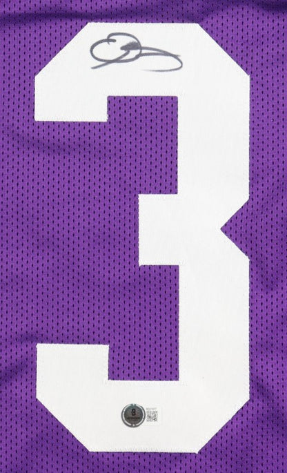 Odell Beckham Jr. Autographed Hand Signed Custom LSU Tigers Jersey - Beckett COA