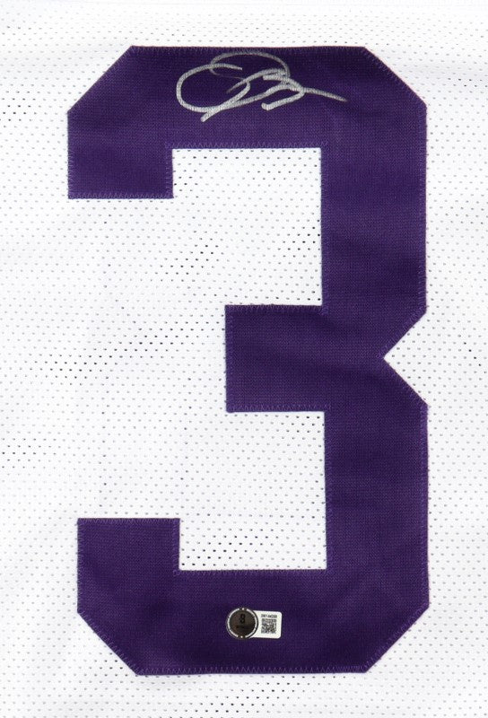 Odell Beckham Jr. Autographed Hand Signed Custom LSU Tigers Jersey - Beckett COA