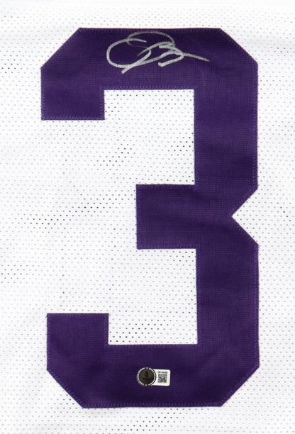 Odell Beckham Jr. Autographed Hand Signed Custom LSU Tigers Jersey - Beckett COA