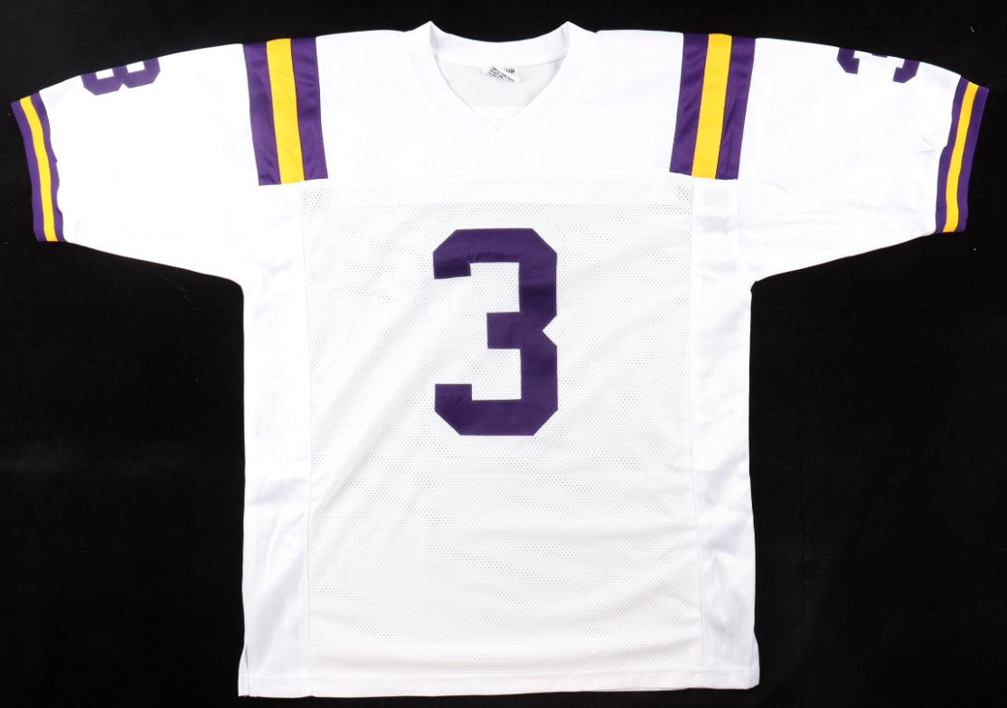 Odell Beckham Jr. Autographed Hand Signed Custom LSU Tigers Jersey - Beckett COA