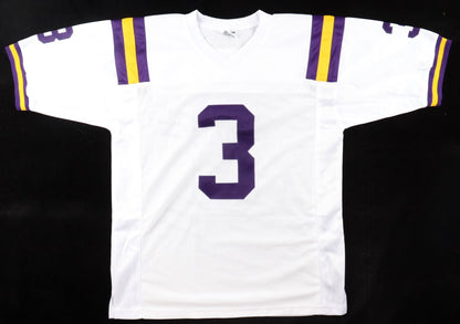 Odell Beckham Jr. Autographed Hand Signed Custom LSU Tigers Jersey - Beckett COA