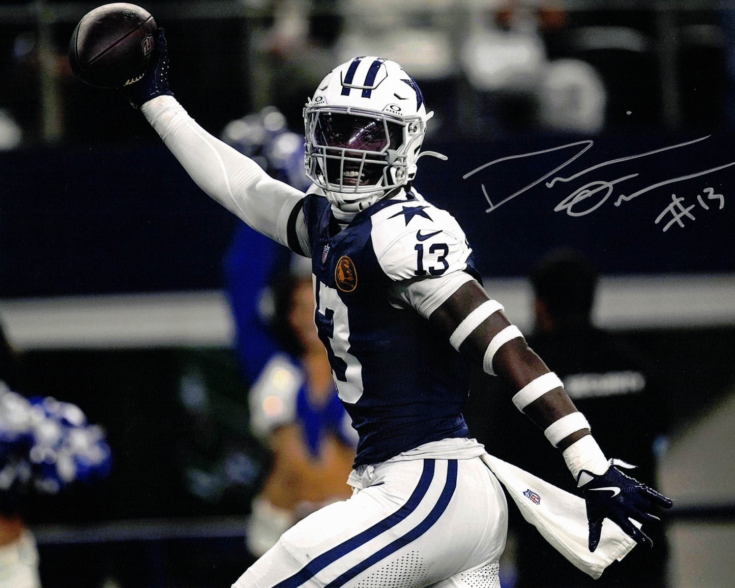 DeMarvion Overshown Autographed Hand Signed 8x10 Dallas Cowboys Photo