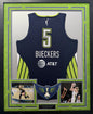 Paige Bueckers Autographed Hand Signed Custom Framed Dallas Wings Jersey - JSA COA