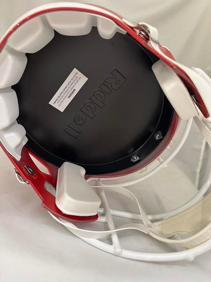 Patrick Mahomes Autographed Hand Signed Full Size Replica Kansas City Chiefs Helmet - Beckett COA