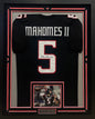 Patrick Mahomes Autographed Hand Signed Custom Framed Texas Tech Jersey - JSA COA