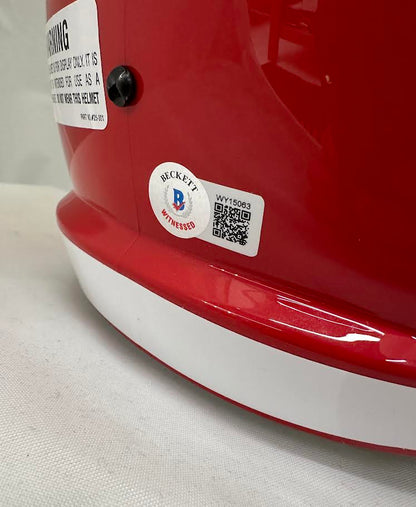 Patrick Mahomes Autographed Hand Signed Full Size Replica Kansas City Chiefs Helmet - Beckett COA