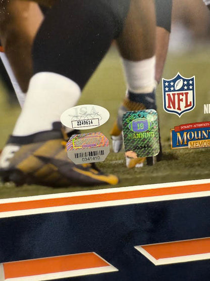 Peyton Manning Autographed Hand Signed Custom Framed 16x20 Denver Broncos Photo - JSA COA