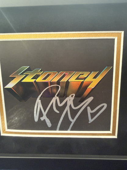 Post Malone Autographed Hand Signed Custom Framed Stoney CD - JSA COA