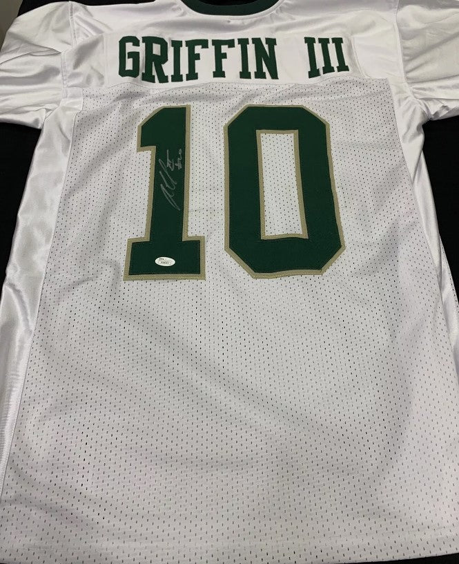 Robert Griffin III Autographed Hand Signed Custom Baylor jersey - JSA COA