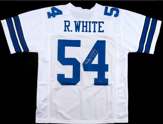 Randy White Autographed Hand Signed Custom Dallas Cowboys Jersey - AWM COA