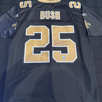 Reggie Bush Autographed Hand Signed Authentic Reebok New Orleans Saints Jersey - Reggie Bush / GTSM COA