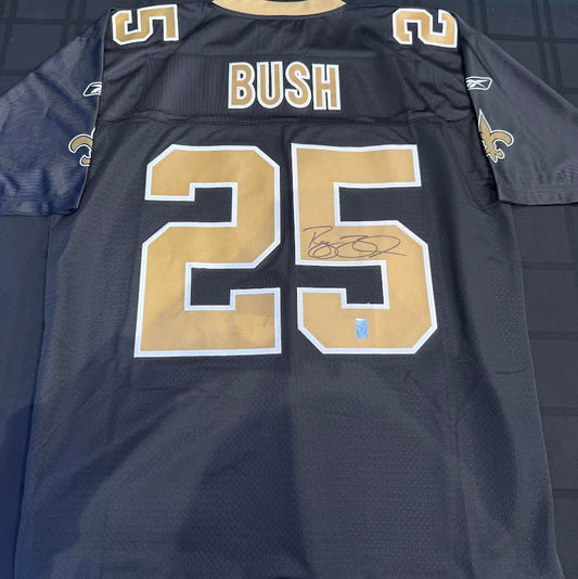 Reggie Bush Autographed Hand Signed Authentic Reebok New Orleans Saints Jersey - Reggie Bush / GTSM COA