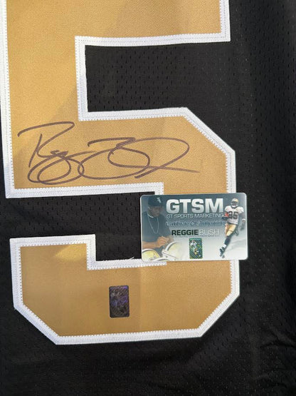 Reggie Bush Autographed Hand Signed Authentic Reebok New Orleans Saints Jersey - Reggie Bush / GTSM COA