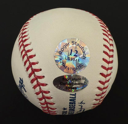 Roger Staubach Autographed Hand Signed Baseball - Staubach Hologram