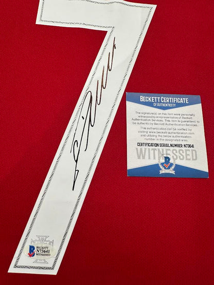 Cristiano Ronaldo Autographed Hand Signed Custom Framed Portugal Jersey - Beckett COA