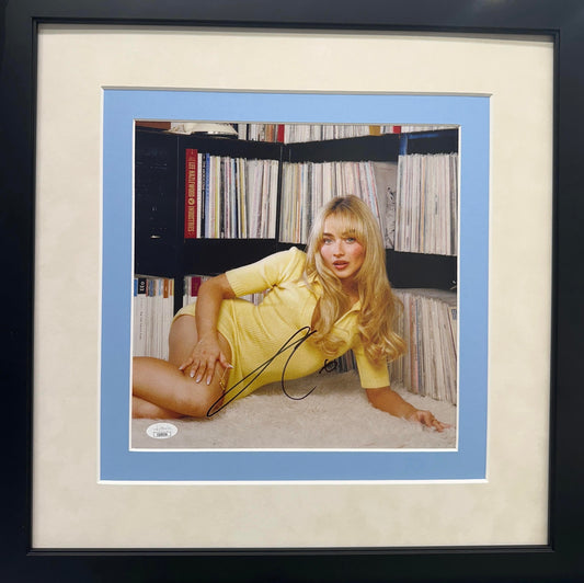 Sabrina Carpenter Autographed Hand Signed Vinyl Insert - JSA COA
