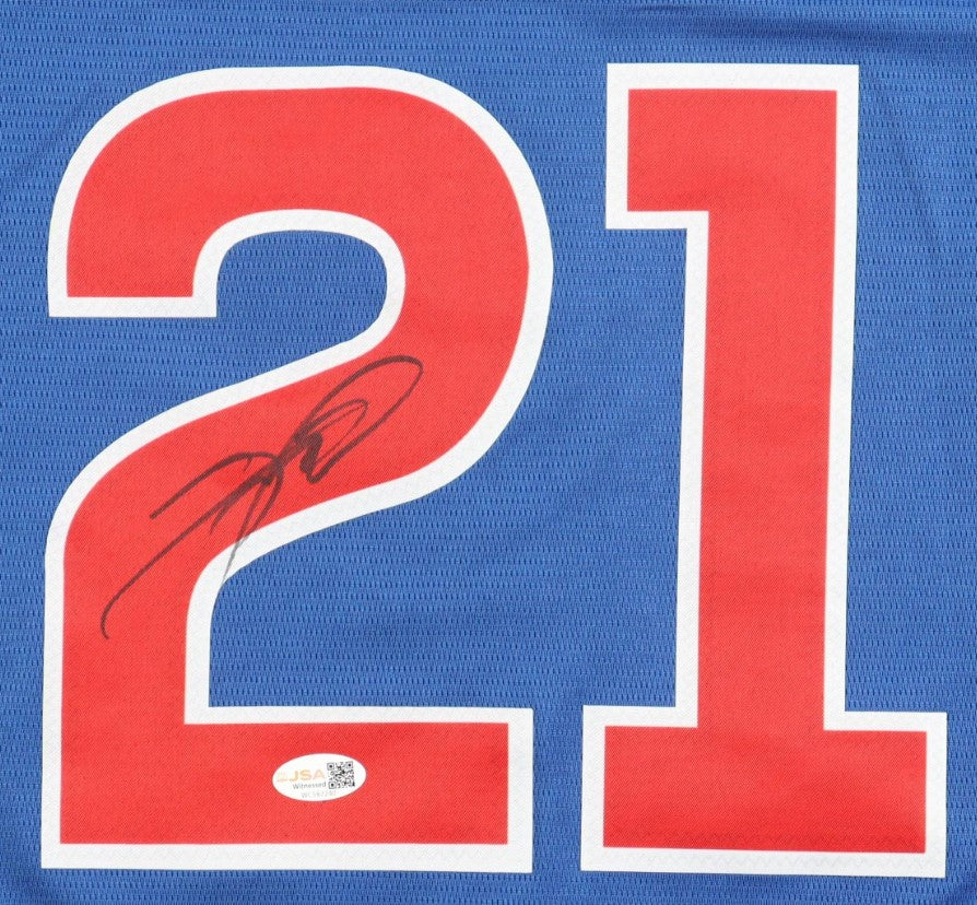 Sammy Sosa Autographed Hand Signed Chicago Cubs Nike Authentic Jersey - JSA COA