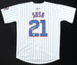 Sammy Sosa Autographed Hand Signed Chicago Cubs Nike Authentic Jersey - JSA COA