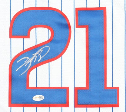 Sammy Sosa Autographed Hand Signed Chicago Cubs Nike Authentic Jersey - JSA COA