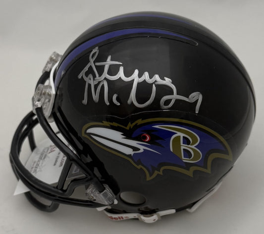 Steve McNair Autographed Hand Signed Baltimore Ravens Mini Helmet - JSA COA